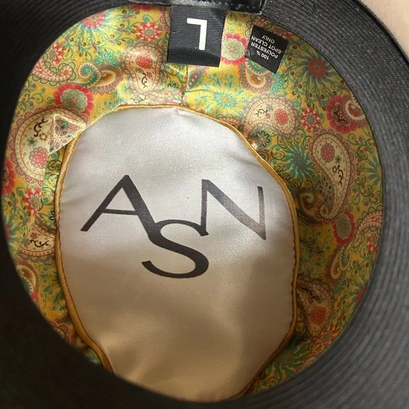 Anthropologie ASN braided rancher Taupe Wide-Brim Hat - Picture 6 of 6